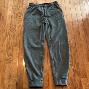 Nike Charcoal Grey dri-fit Joggers S